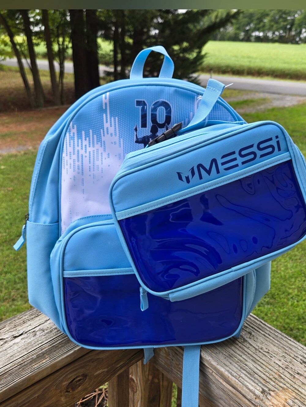 Messi Backpack with Matching Lunch Bag